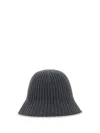 Brunello Cucinelli Hat In Piombo+panama