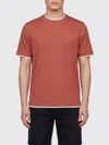 Brunello Cucinelli Basic Cotton T-shirt In Red