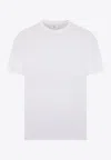 Brunello Cucinelli Basic Crewneck T-shirt In Gray