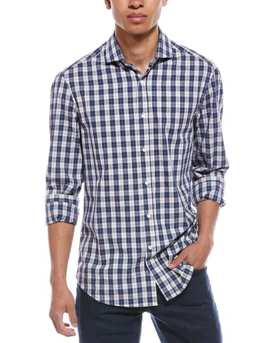 Brunello Cucinelli Basic Fit Shirt In Blue