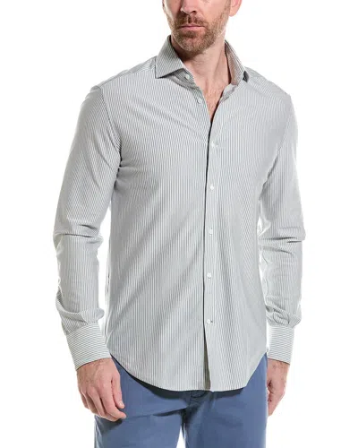 Brunello Cucinelli Basic Fit Shirt In Gray