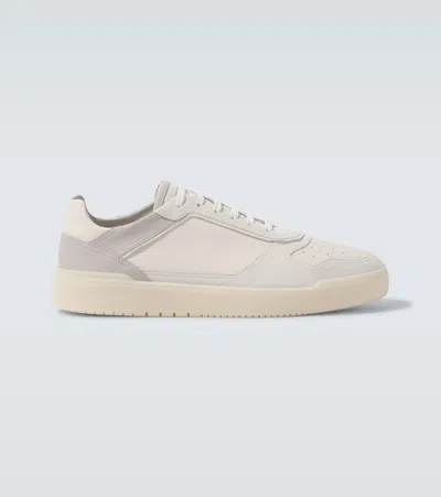 Brunello Cucinelli Leather Sneakers In White