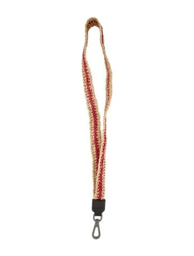 Pre-owned Brunello Cucinelli Basketweave Bag Strap