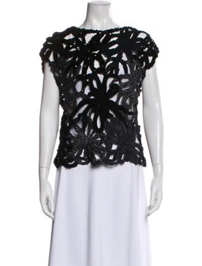 Pre-owned Brunello Cucinelli Bateau Neckline Sweater In Black
