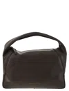 Brunello Cucinelli Logo-printed Zipped Tote Bag In Brown