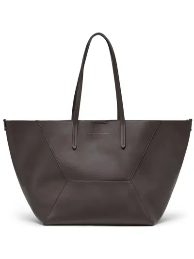 Brunello Cucinelli Bc Duo Calfskin Tote