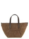 BRUNELLO CUCINELLI BC DUO HAND BAGS BROWN