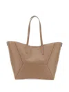 Brunello Cucinelli Geometric Panel Shoulder Bag With Top Handles