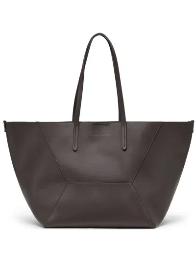 BRUNELLO CUCINELLI BC DUO LEATHER TOTE BAG