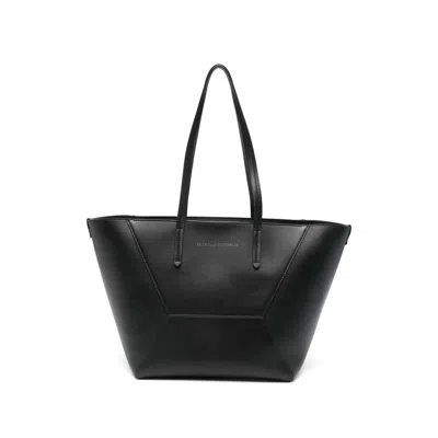 Brunello Cucinelli Bc Duo Logo Tote Bag In Black