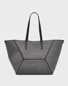 BRUNELLO CUCINELLI BC DUO MEDIUM SHOPPER WOOL TOTE BAG