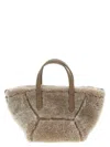 Brunello Cucinelli Bc Duo Mini Handbag In Gray