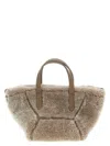Brunello Cucinelli Bc Duo Mini Handbag In Gray