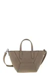 Brunello Cucinelli Women Bc Duo Mini Nubuck Croc Print Bag With Jewellery In Neutral