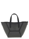Brunello Cucinelli Precious Bc Duo Mini Bag In Grained Leather In Black