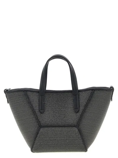 Brunello Cucinelli Bc Duo Mini Precious Handbag In Black