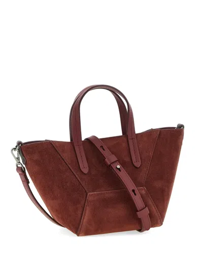 Brunello Cucinelli Bc Duo Mini Tote Bag In Brown