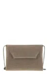 Brunello Cucinelli Women Bc Duo Nubuck Croc Print Clutch Bag With Jewellery