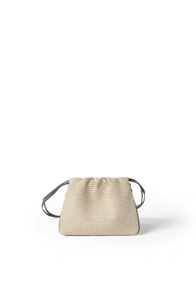 Brunello Cucinelli Bc Duo Precious Net Pouch Bag In Sand