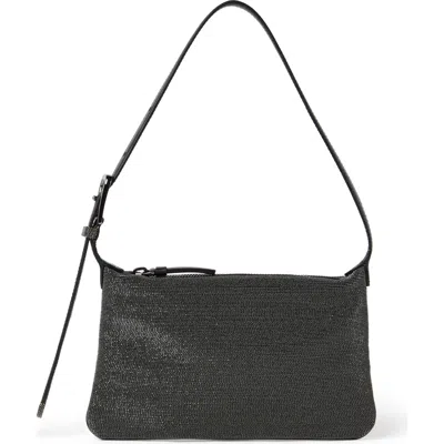 Brunello Cucinelli Embellished Bc Duo Shoulder Bag In Black