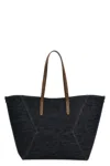 Brunello Cucinelli 'bc Duo' Tote Bag In Blue