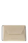 Brunello Cucinelli Women Bc Duo Suede Clutch Bag With Precious Chain In Neutral