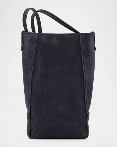 Brunello Cucinelli Bc Duo Suede Phone Holder W/ Monili In Purple