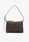 Brunello Cucinelli Bc Duo Suede Shoulder Bag In Brown