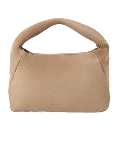 Brunello Cucinelli Bc Dup Padded Top-handle Tote Bag In Brown