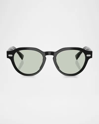 Brunello Cucinelli Bc3007 Acetate & Plastic Round Optical Glasses