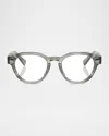 Brunello Cucinelli Bc3007 Blue Light Blocking Round Glasses