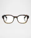 Brunello Cucinelli Bc3010 Square Blue Light Glasses In Green