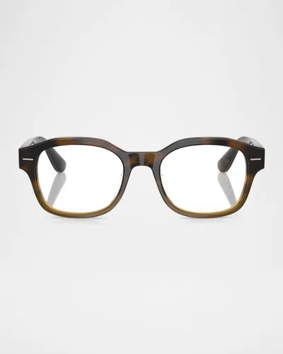 Brunello Cucinelli Bc3010 Square Blue Light Glasses In Green