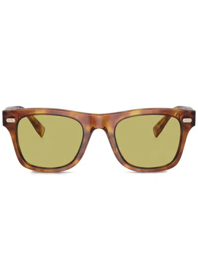 BRUNELLO CUCINELLI BC4002S MR.BRUNELLO SQUARE-FRAME SUNGLASSES