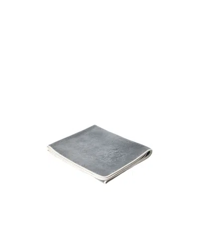 Brunello Cucinelli Beach Cotton Towel In Gray