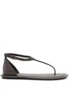 Brunello Cucinelli Brown Sandals With Adjustable Buckle Closure And Monil Detail In Brown