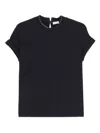 Brunello Cucinelli Stretch Cotton Jersey T-shirt With Precious Faux-layering In Multi