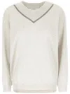 Brunello Cucinelli Knitwear In Neutrals