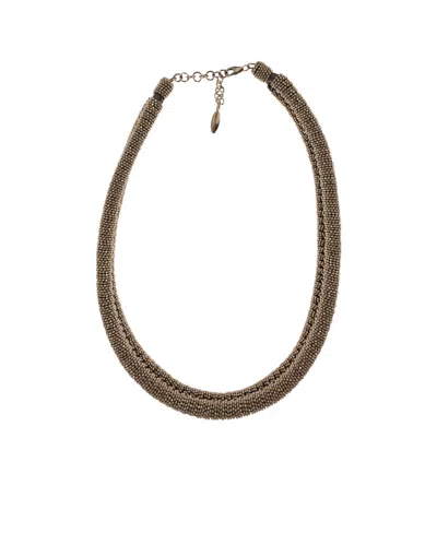 BRUNELLO CUCINELLI BRUNELLO CUCINELLI BEAD DETAILED NECKLACE