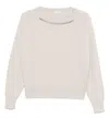 Brunello Cucinelli Bead-detailed Sweater In Neutrals