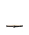 Brunello Cucinelli Bead-embellished Leather Belt In Black