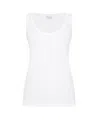 Brunello Cucinelli Bead-embellished Top In White