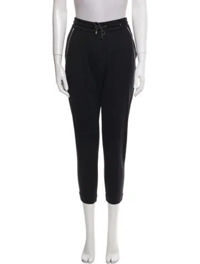 Pre-owned Brunello Cucinelli Beaded Accents Sweatpants In Black