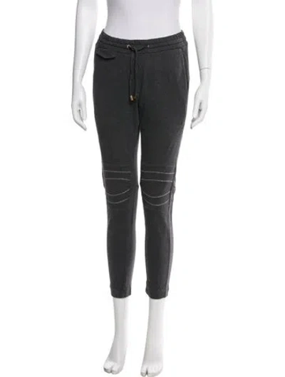 Pre-owned Brunello Cucinelli Beaded Accents Sweatpants In Gray