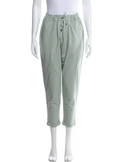 Pre-owned Brunello Cucinelli Beaded Accents Sweatpants W/ Tags In Green