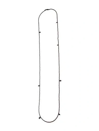 Pre-owned Brunello Cucinelli Beaded Long Station Necklace, 60" In Multi