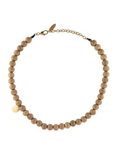 Pre-owned Brunello Cucinelli Beaded Necklace, 18" In Multi