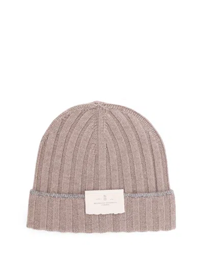 BRUNELLO CUCINELLI BEANIE CASHMERE HAT