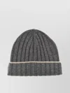 Brunello Cucinelli Beanie Featuring Contrasting Lines