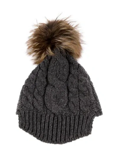 Pre-owned Brunello Cucinelli Beanie In Gray